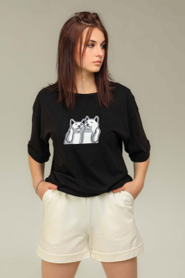 Костюм Crazy Cats черный